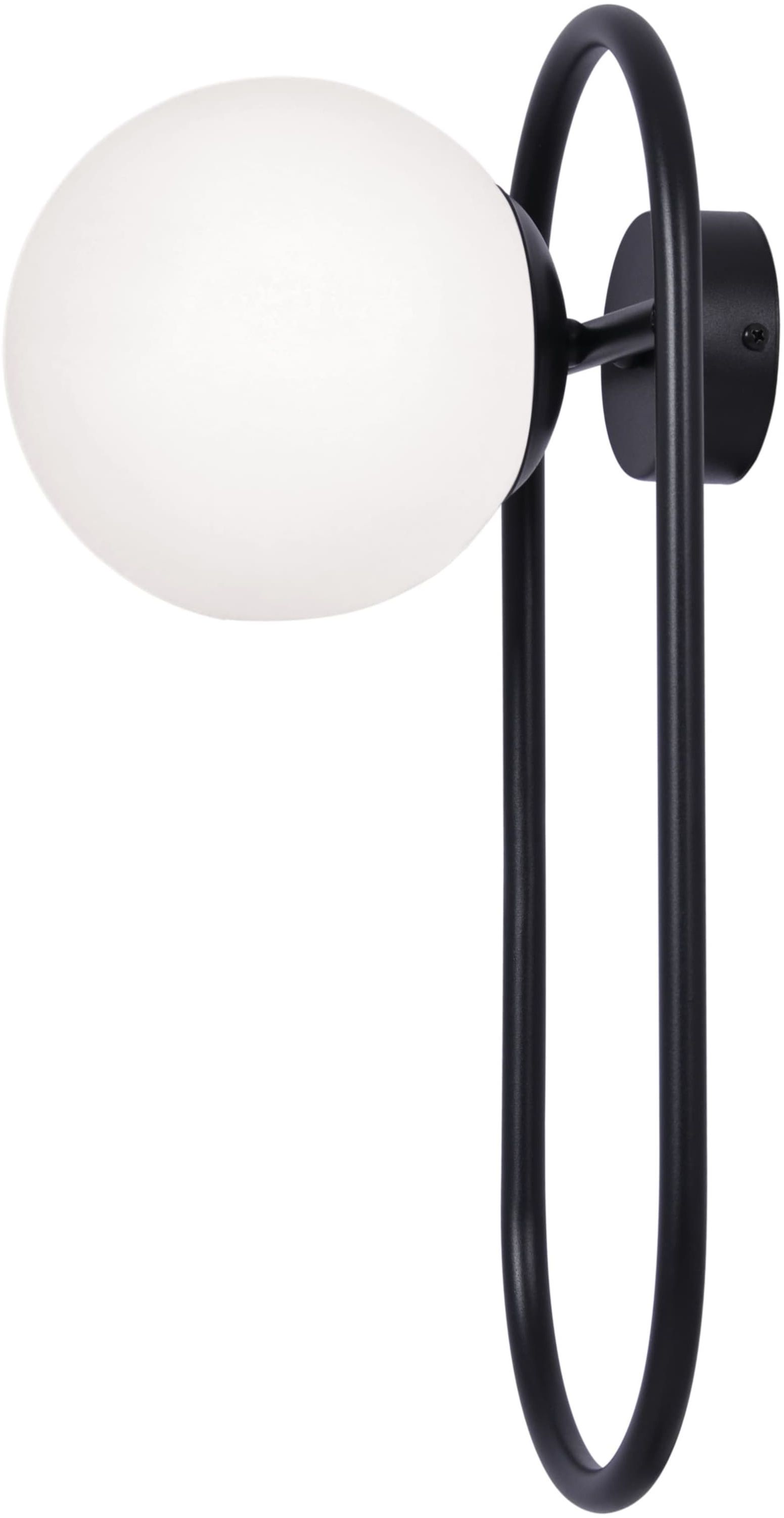 Kaja Finestra lampada da parete 1x40 W bianco-nero K-4964