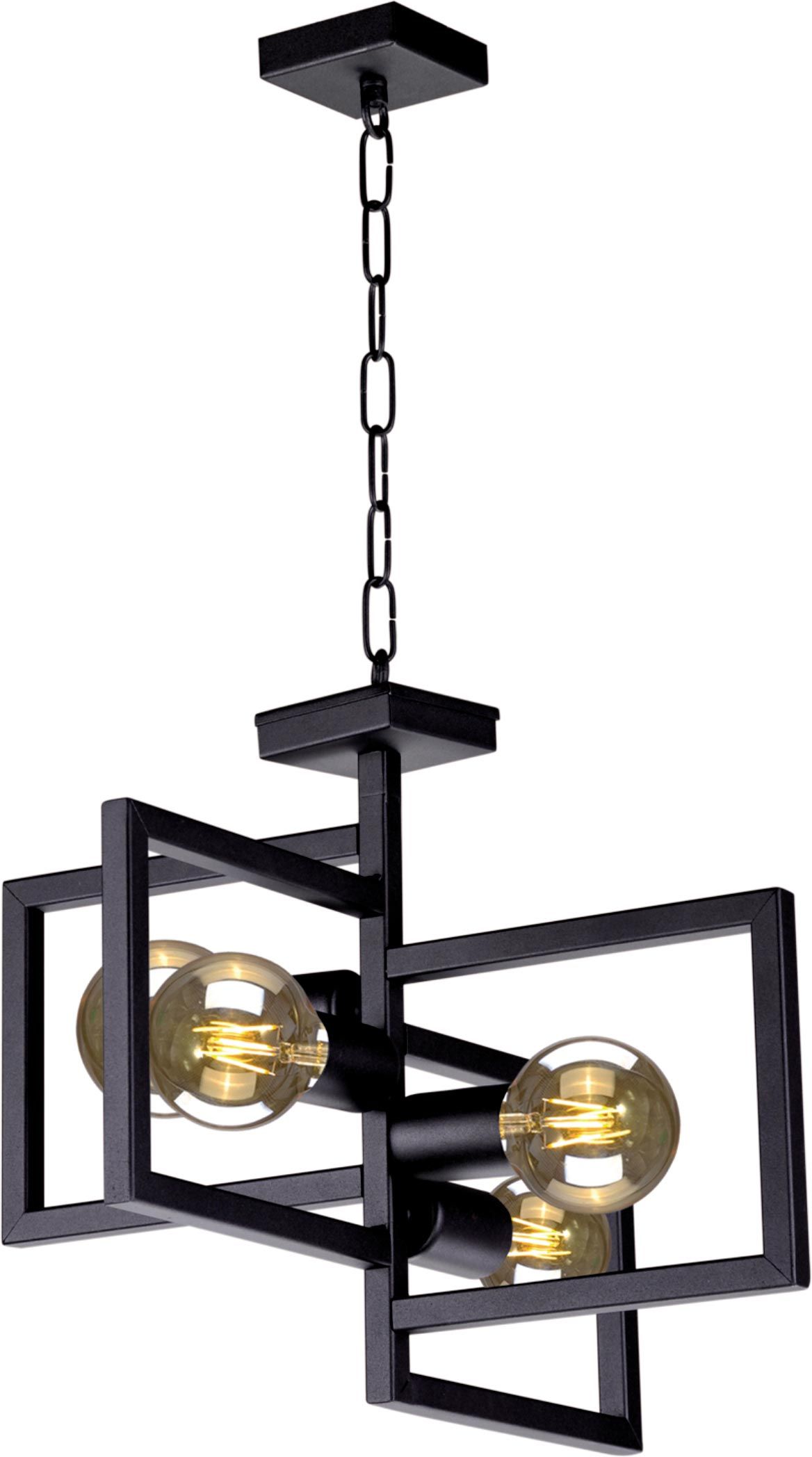 Kaja Lavaya lampada sospesa 4x40 W nero K-4036