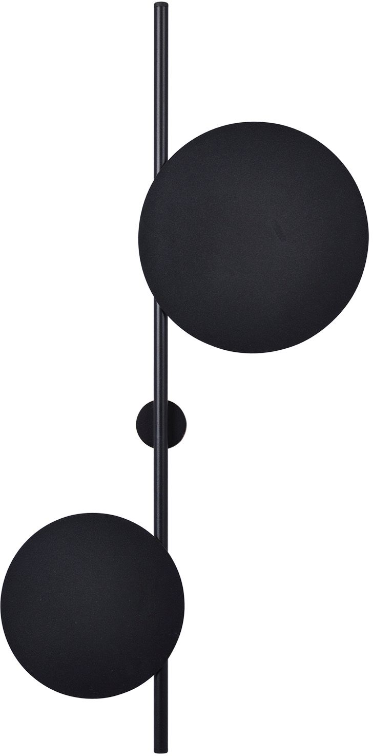 Kaja Rega lampada da parete 2x10 W nero K-4638