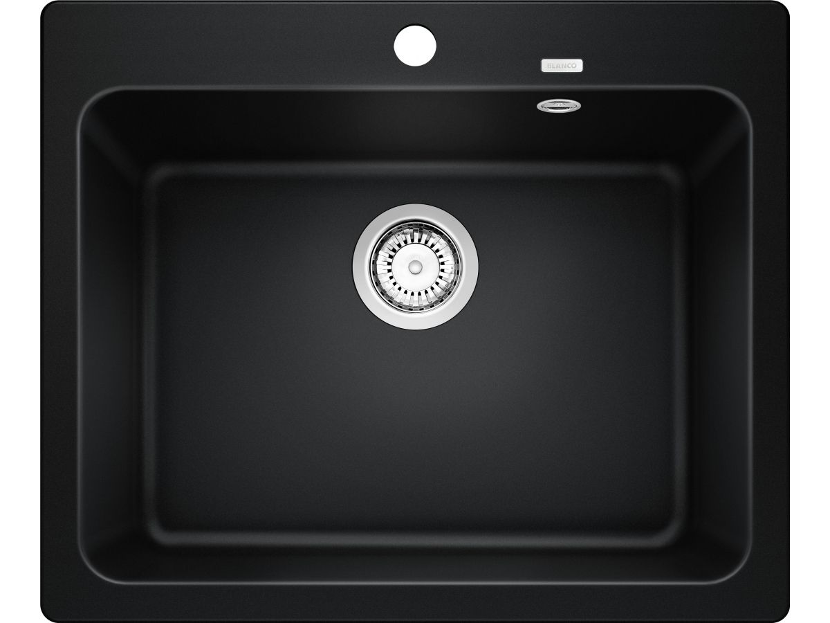 Blanco Naya 6 lavello in granito 61.5x51 cm nero 525941