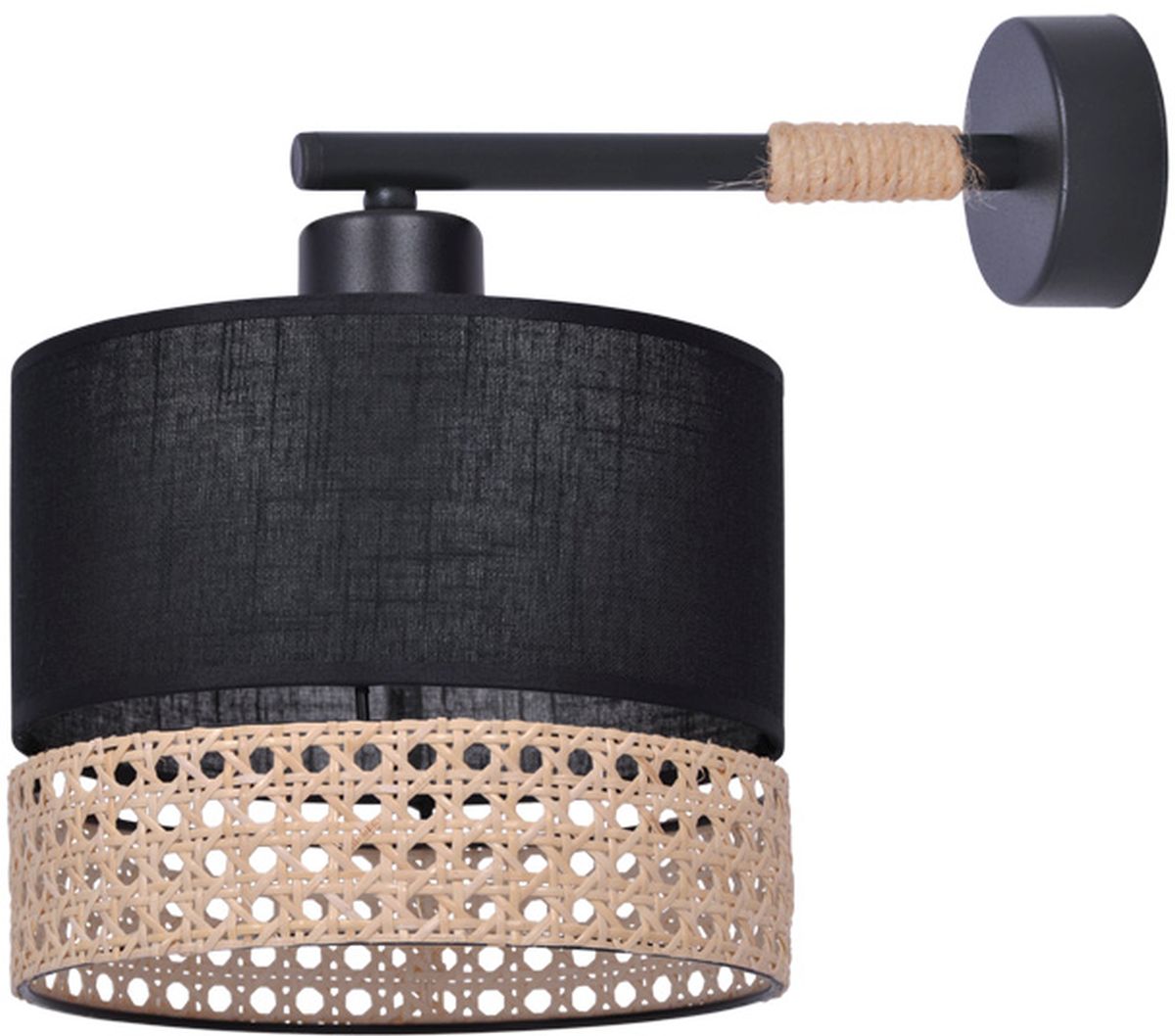 Kaja Vimbo lampada da parete 1x40 W nero-beige K-4368