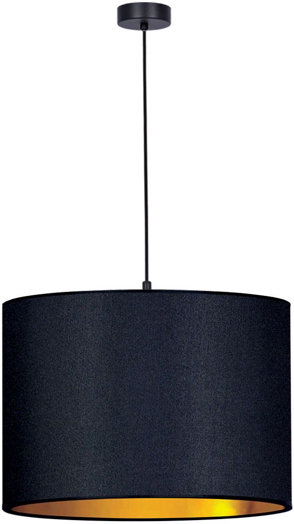 Kaja Auro lampada sospesa 1x40 W nero-oro K-4325