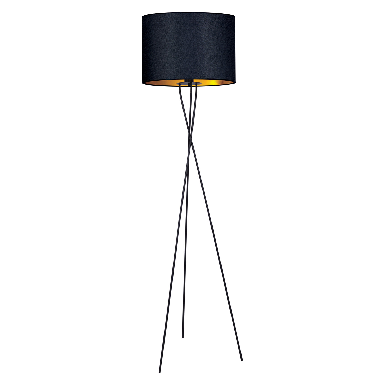Kaja Auro lampada da terra 1x40 W ottone-oro K-4329