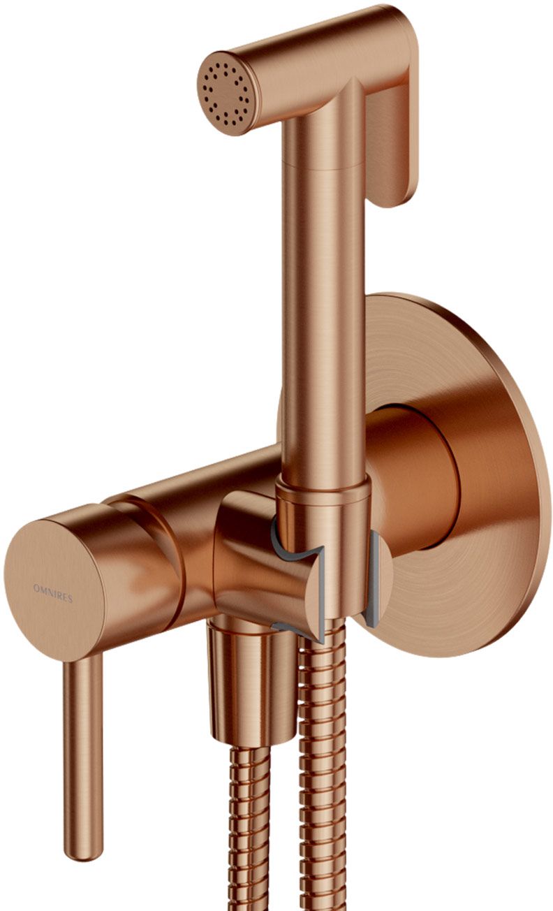Omnires Y rubinetto per bidet da incasso rame SYSYBI2CPB