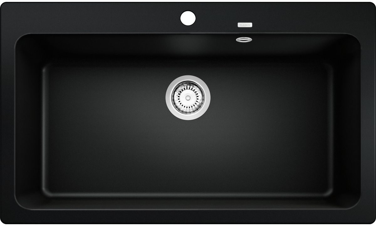 Blanco Naya XL 9 lavello in granito 86x51 cm nero 525947