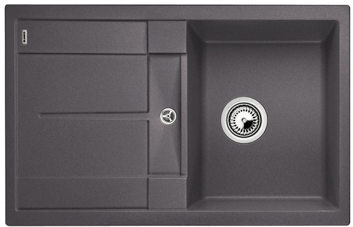 Blanco Metra 45 S lavello in granito 78x50 cm grigio/grafite/inox 518869
