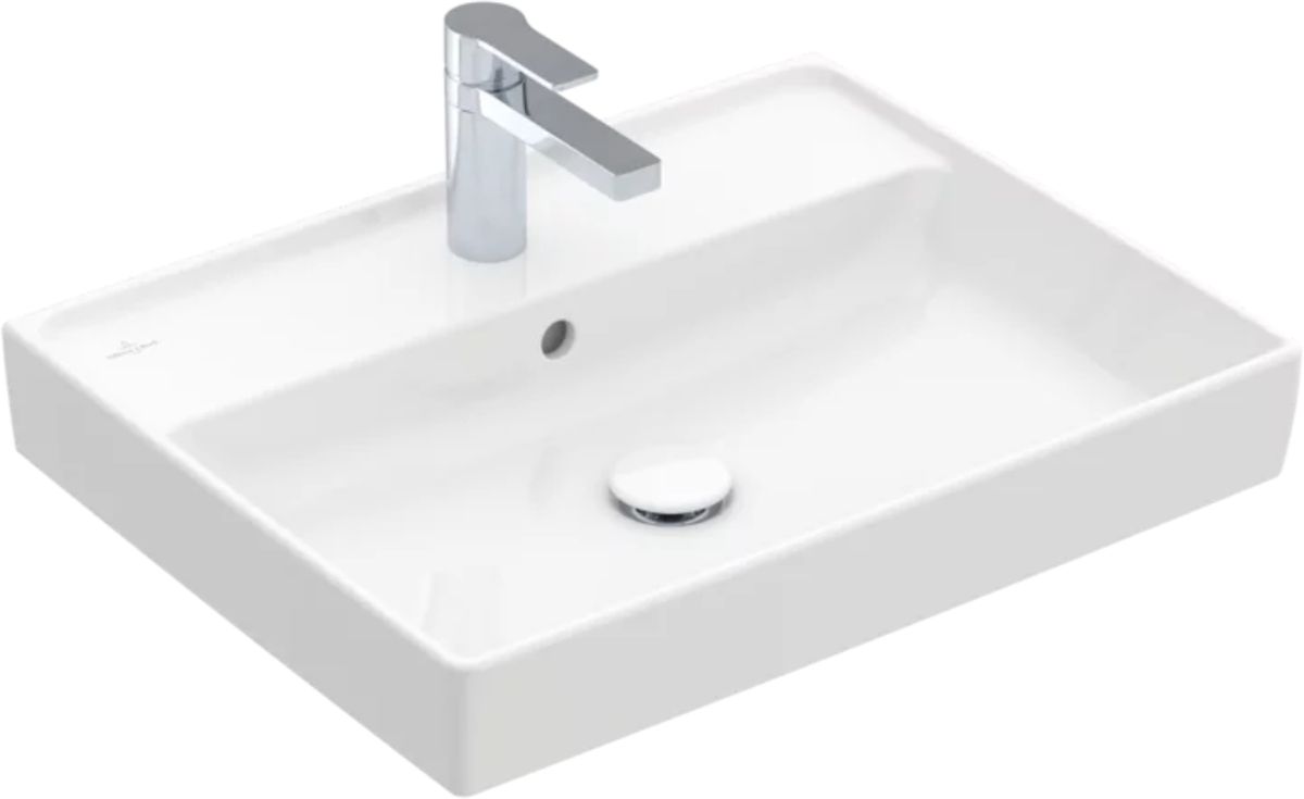 Villeroy & Boch Collaro lavabo 60x47 cm rettangolare a parete-da mobile bianco 4A336GR1