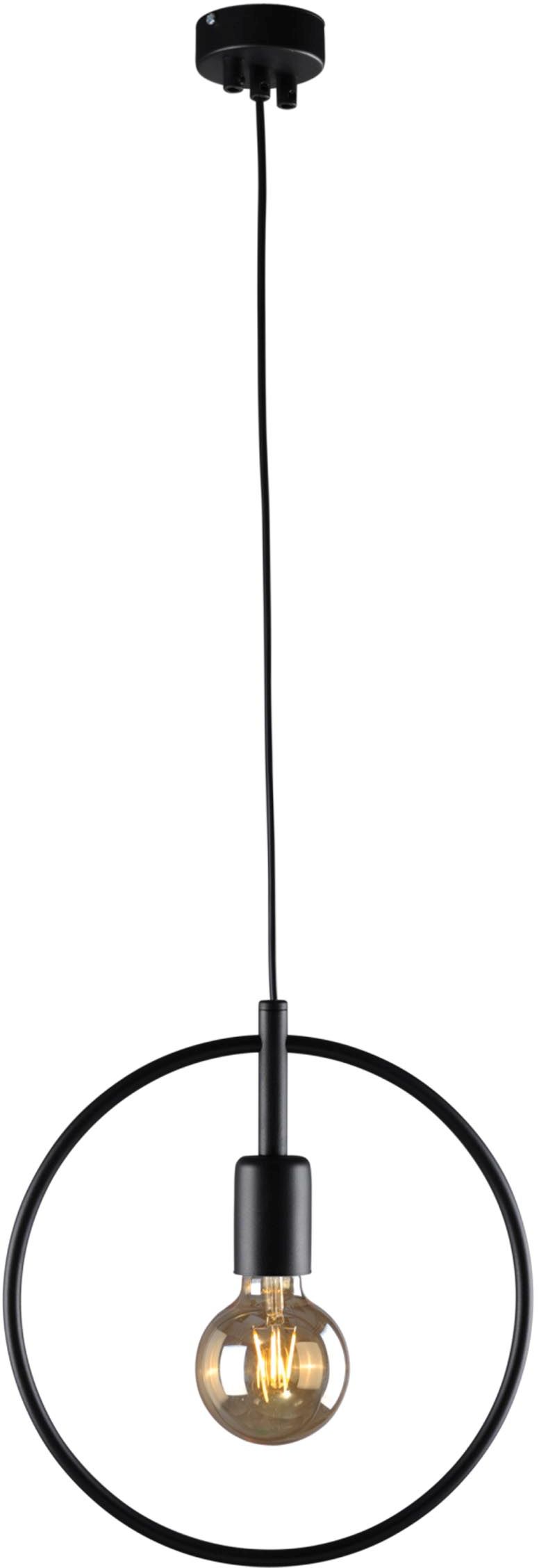 Kaja Geo lampada sospesa 1x60 W nero K-3833