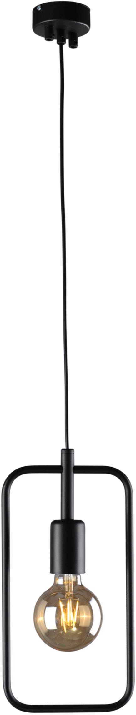 Kaja Geo lampada sospesa 1x60 W nero K-3830