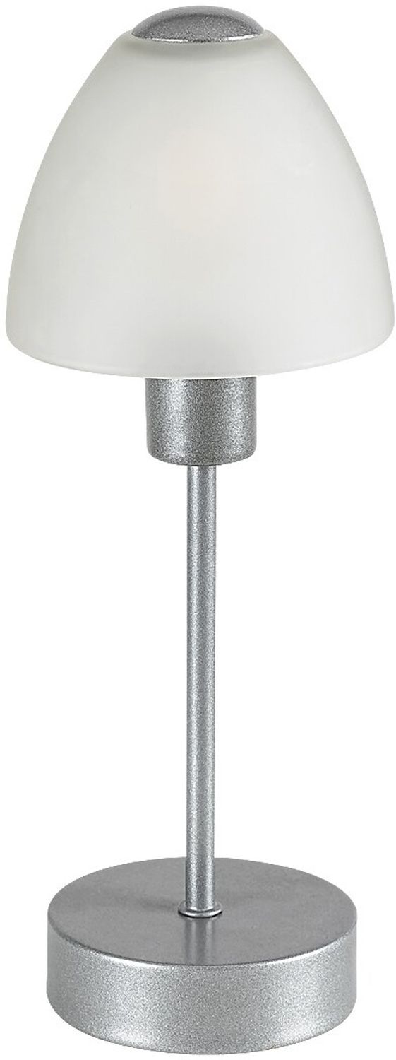 Rabalux Lydia lampada da tavolo 1x40 W bianco-argento 2295