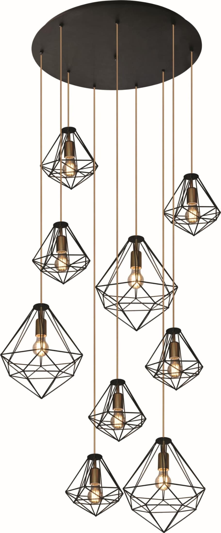 Kaja Marko lampada sospesa x60 W nero KP-06