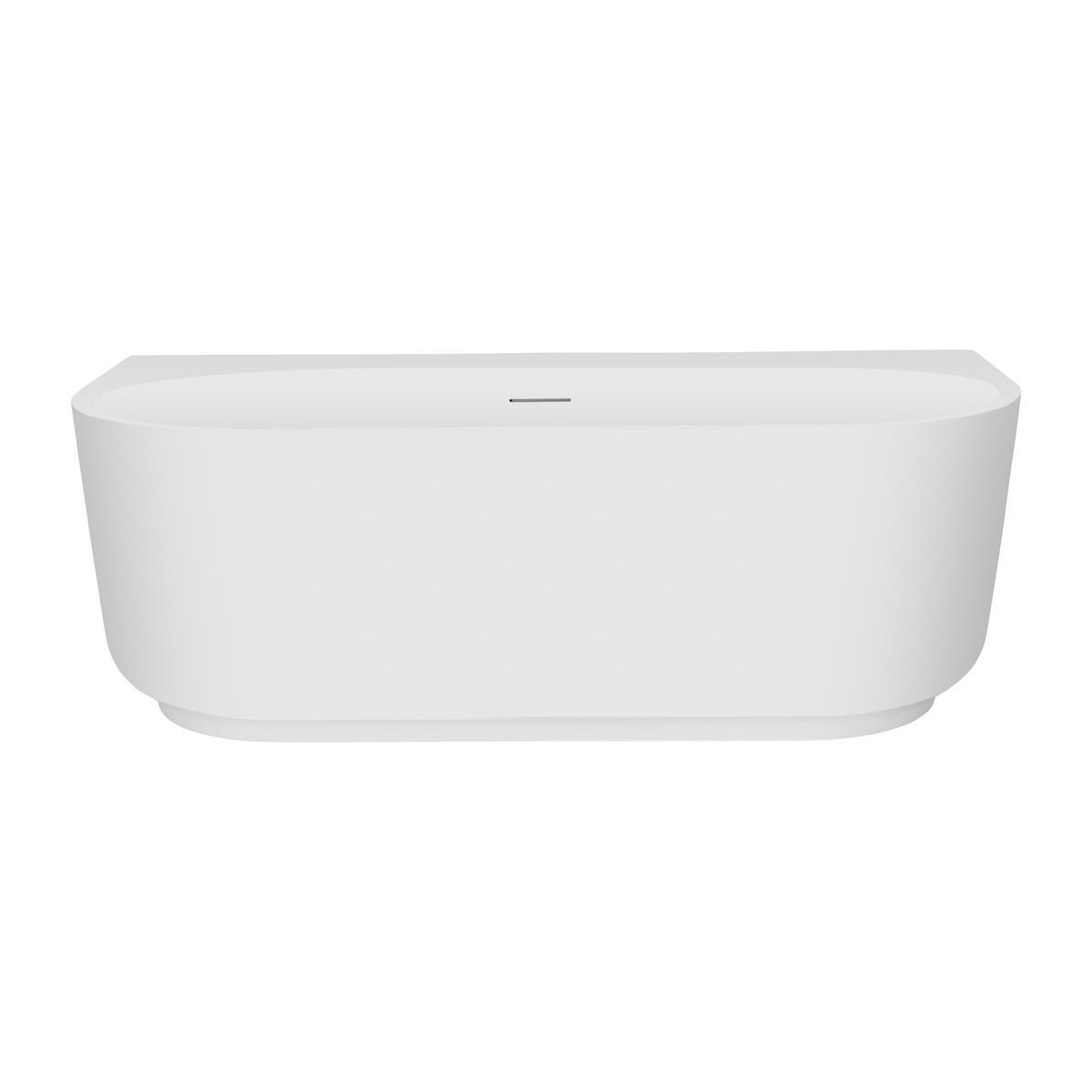 Ksuro 03 vasca da bagno a parete 170x80 cm ovale bianco 32005000