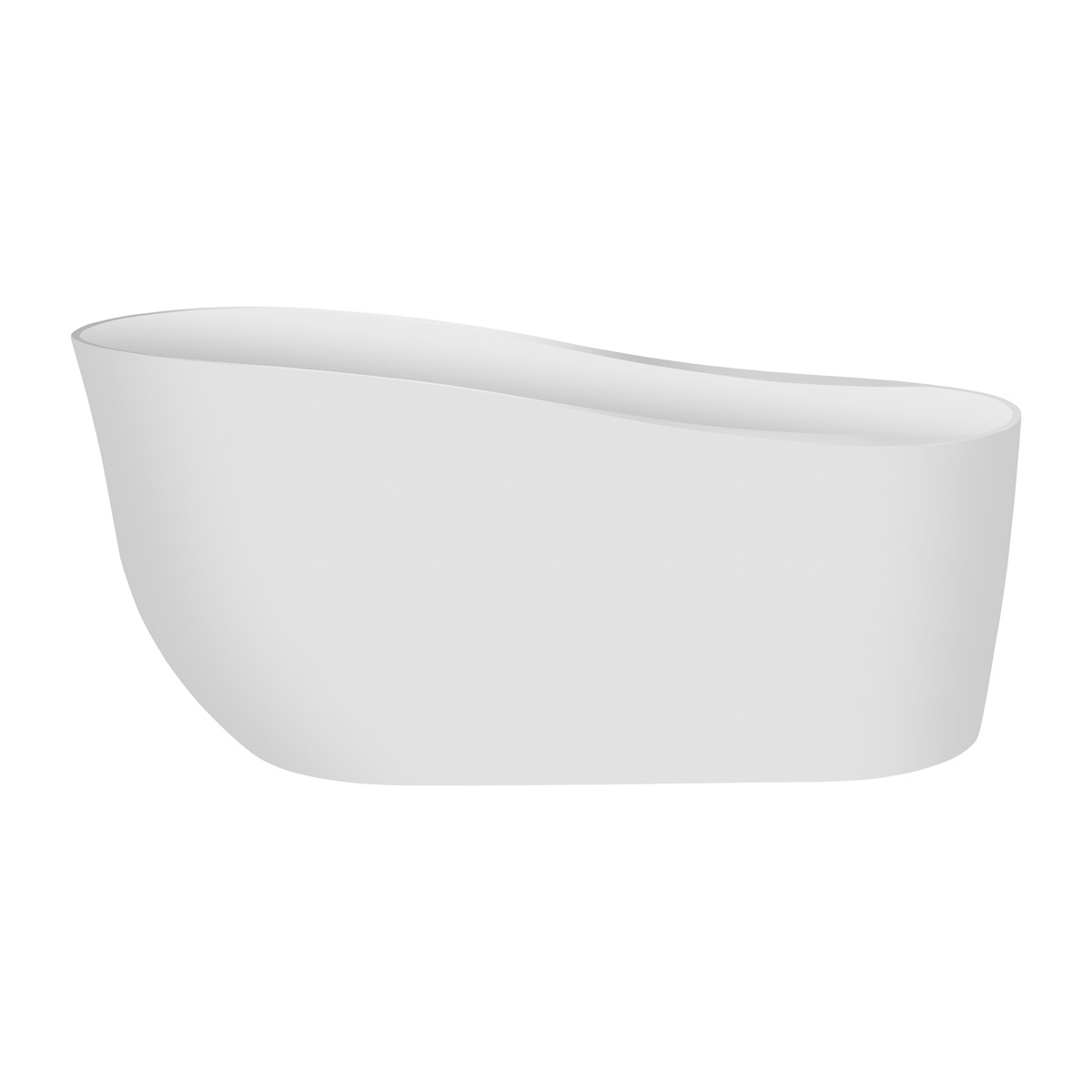 Ksuro 05 vasca da bagno freestanding 170x78 cm ovale bianco 32009000