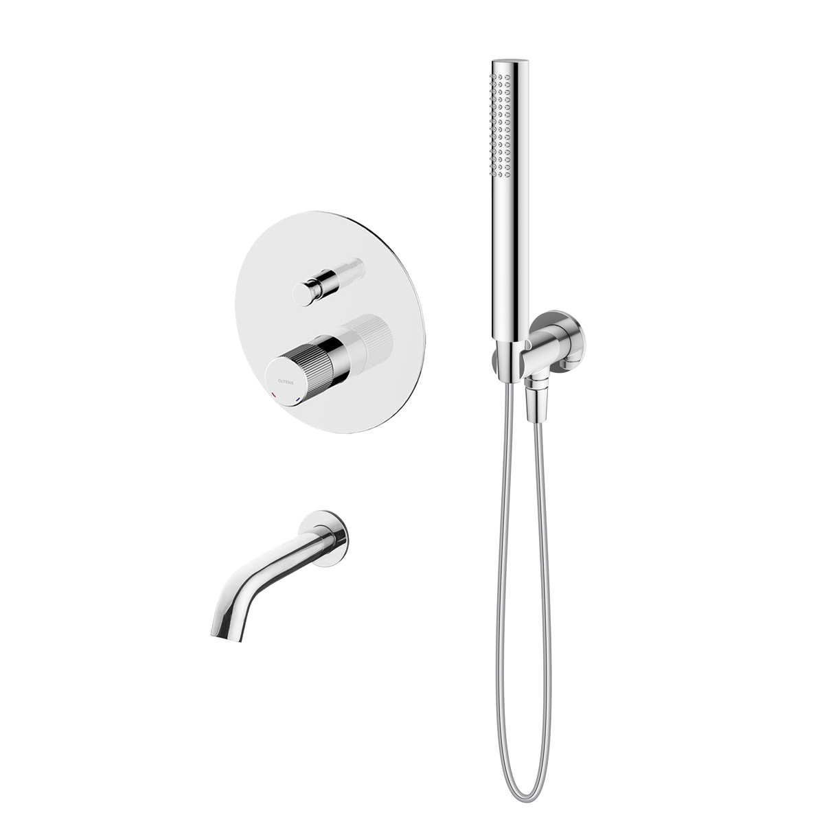 Set rubinetto per vasca e doccia Oltens Hamnes 34106100, bocca di erogazione per rubinetto Oltens Molle 39100100, 37102100, 39304100, 37200100