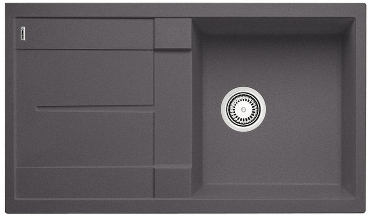 Blanco Metra 5 S lavello in granito 86x50 cm grigio/grafite/inox 518872