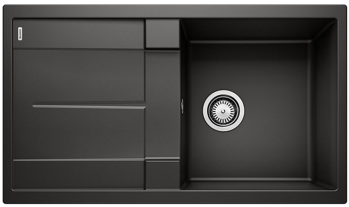 Blanco Metra 5 S lavello in granito 86x50 cm nero 525919