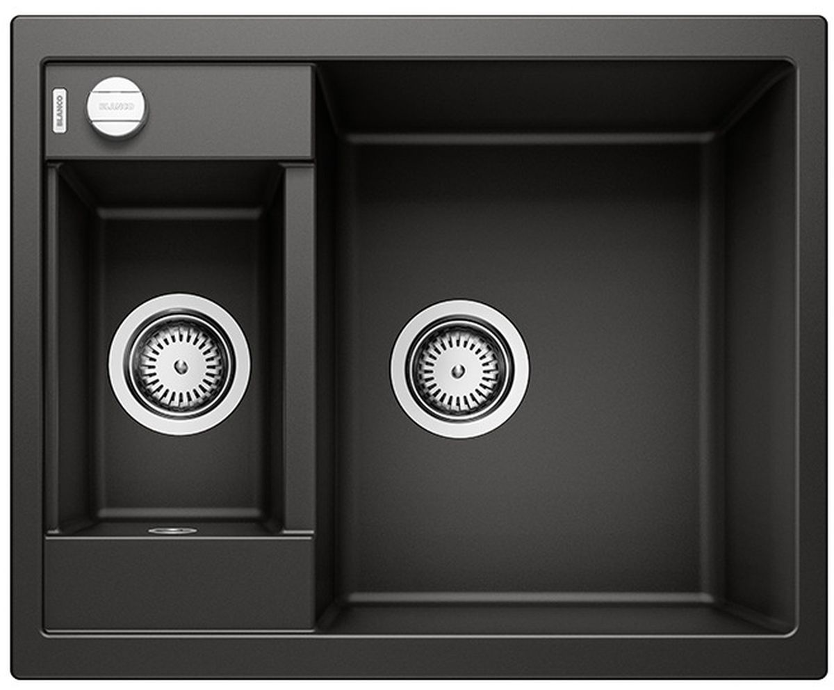 Blanco Metra 6 lavello in granito 61.5x50 cm nero 525922