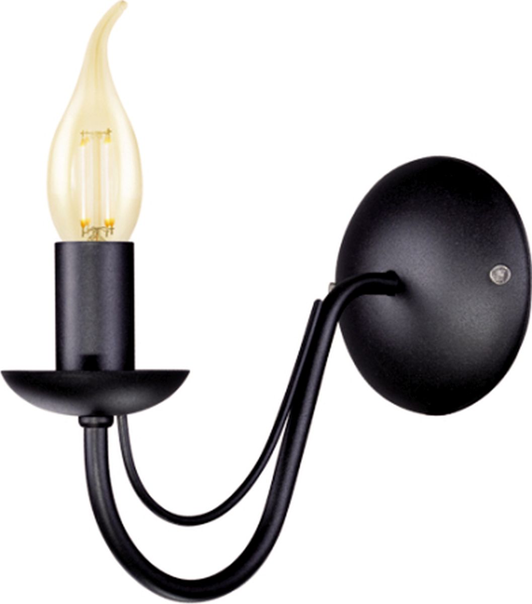 Kaja Bartez lampada da parete 1x40 W nero K-3993