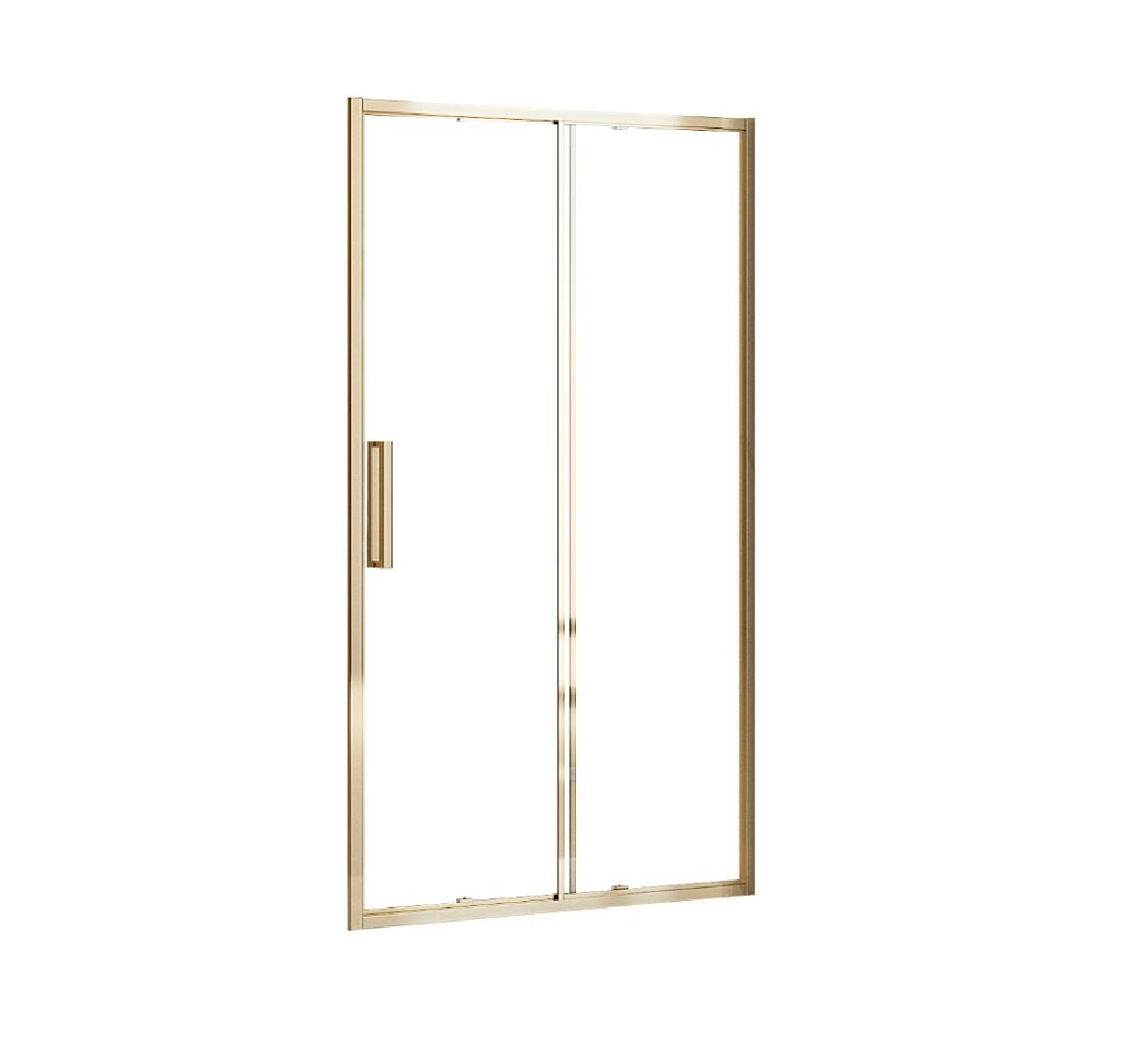 Rea Rapid Slide porta doccia 100 cm scorrevole oro lucida/vetro trasparente REA-K5611