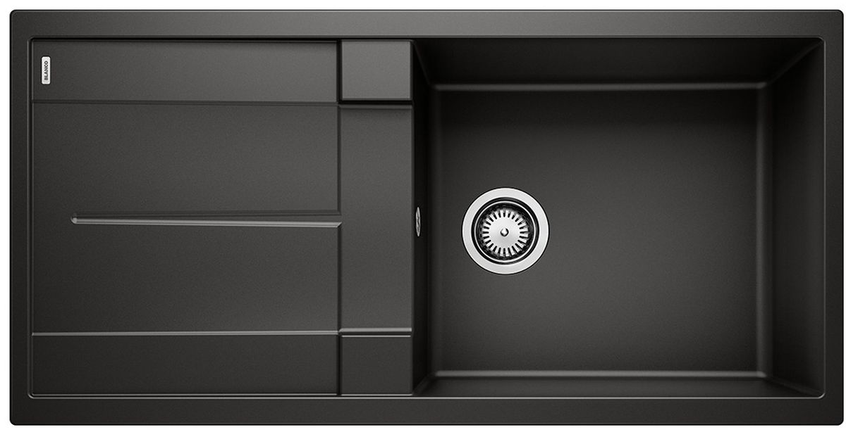 Blanco Metra XL 6 S lavello in granito 100x50 cm nero 525930