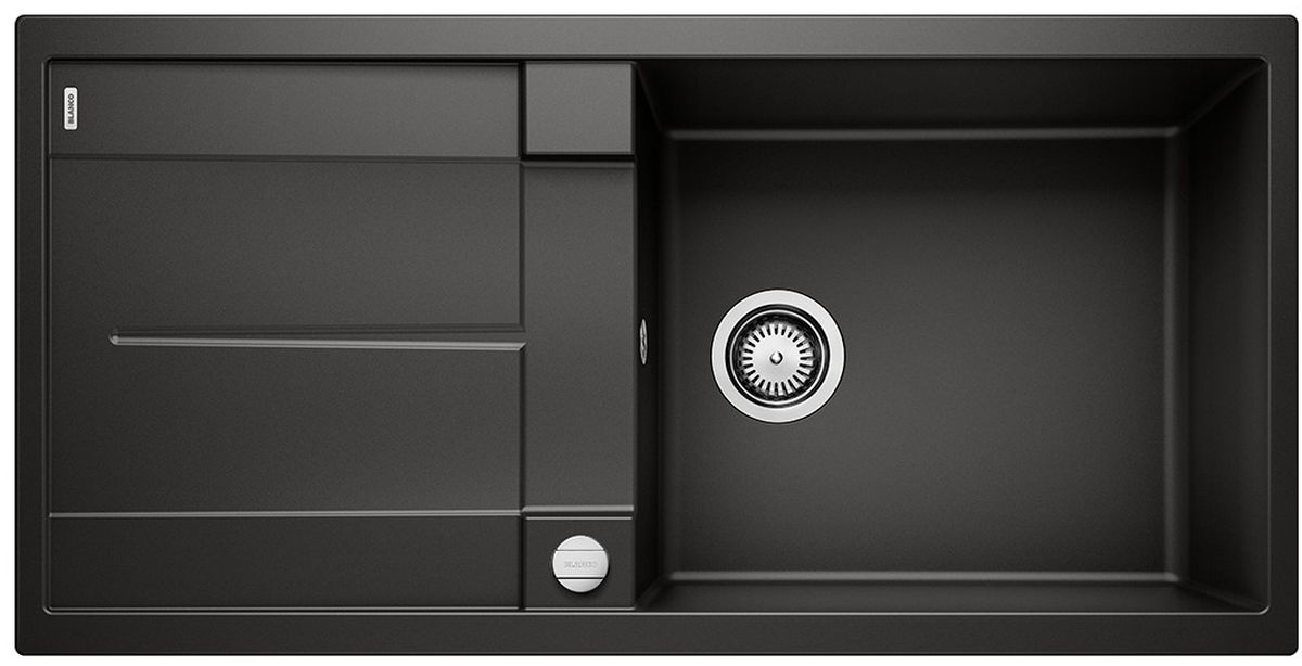 Blanco Metra XL 6 S lavello in granito 100x50 cm nero 525931