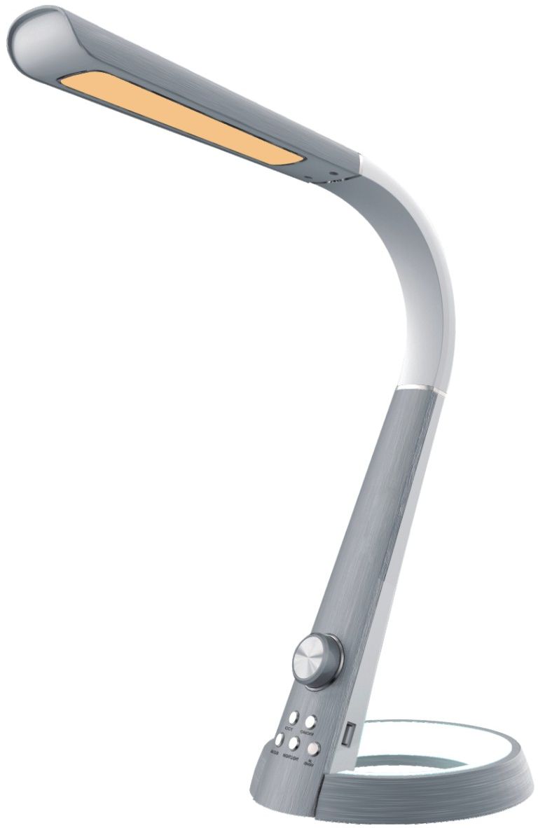 Kaja Berkane lampada da scrivania 1x8 W argento K-BL1063SREBRNY