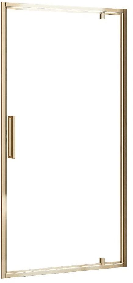Rea Rapid Swing porta doccia 90 cm a battente oro lucida/vetro trasparente REA-K5618
