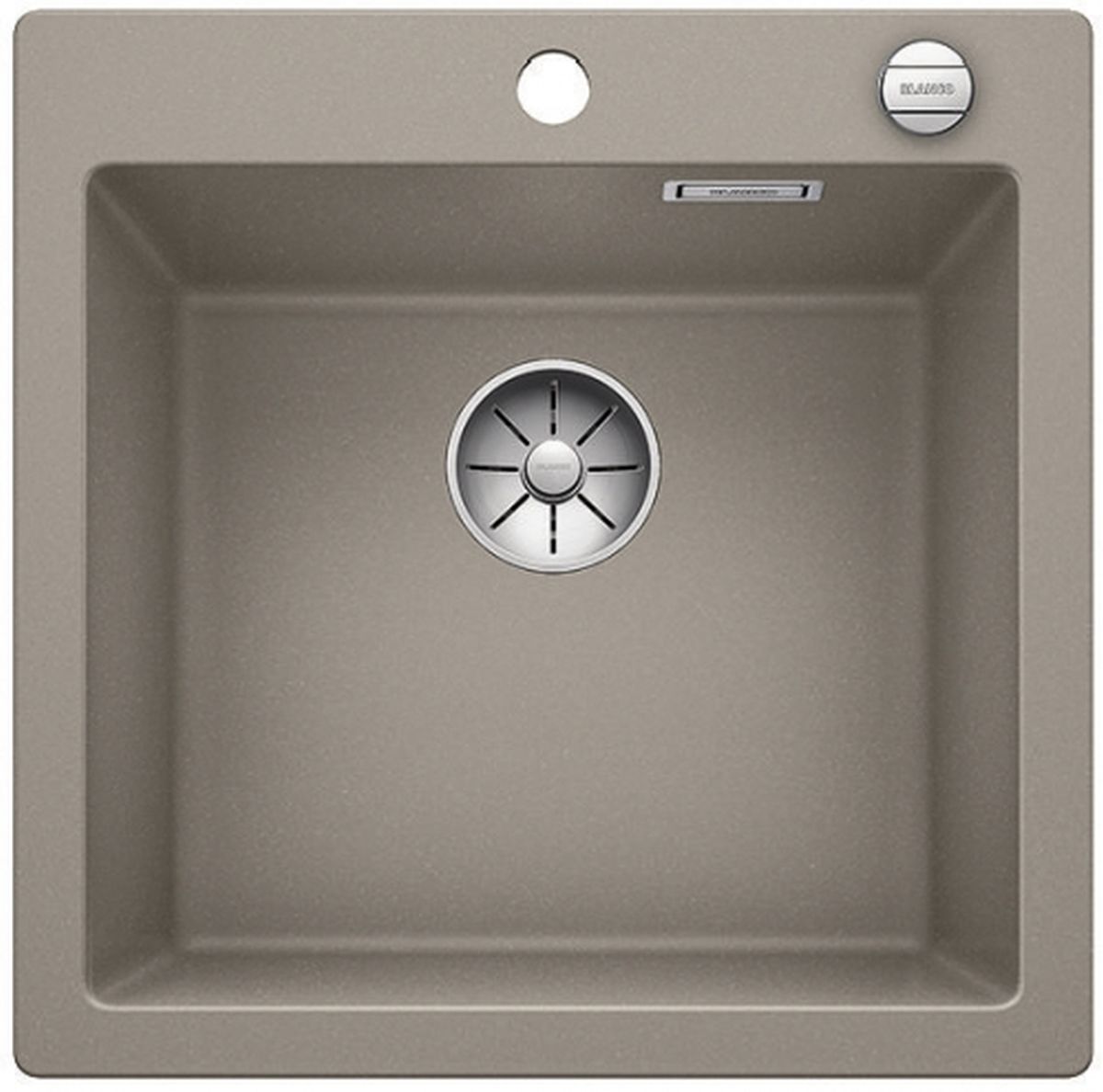 Blanco Pleon 5 lavello in granito 51.5x51 cm marrone 523683