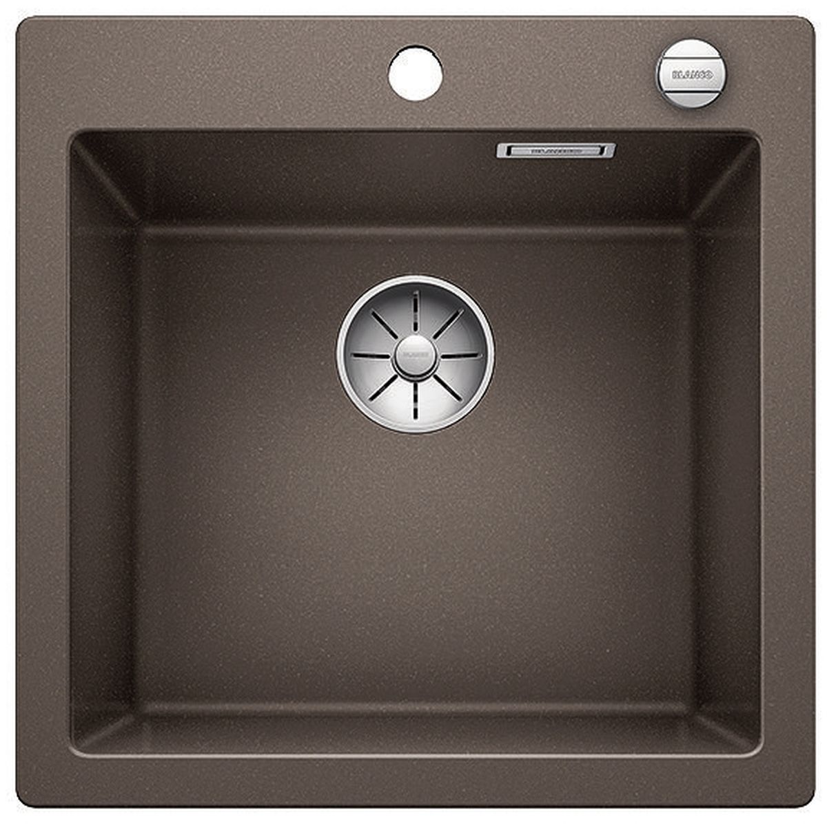 Blanco Pleon 5 lavello in granito 51.5x51 cm marrone 523685