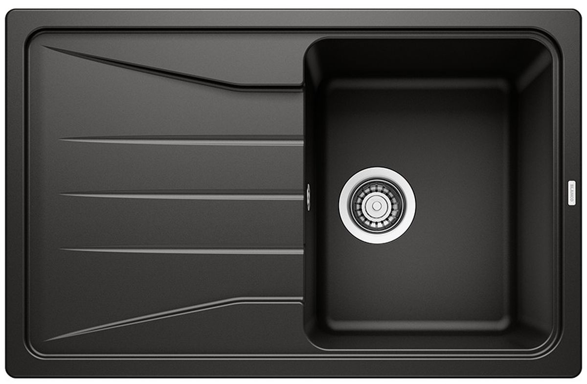 Blanco Sona 45 S lavello in granito 78x50 cm nero 525970