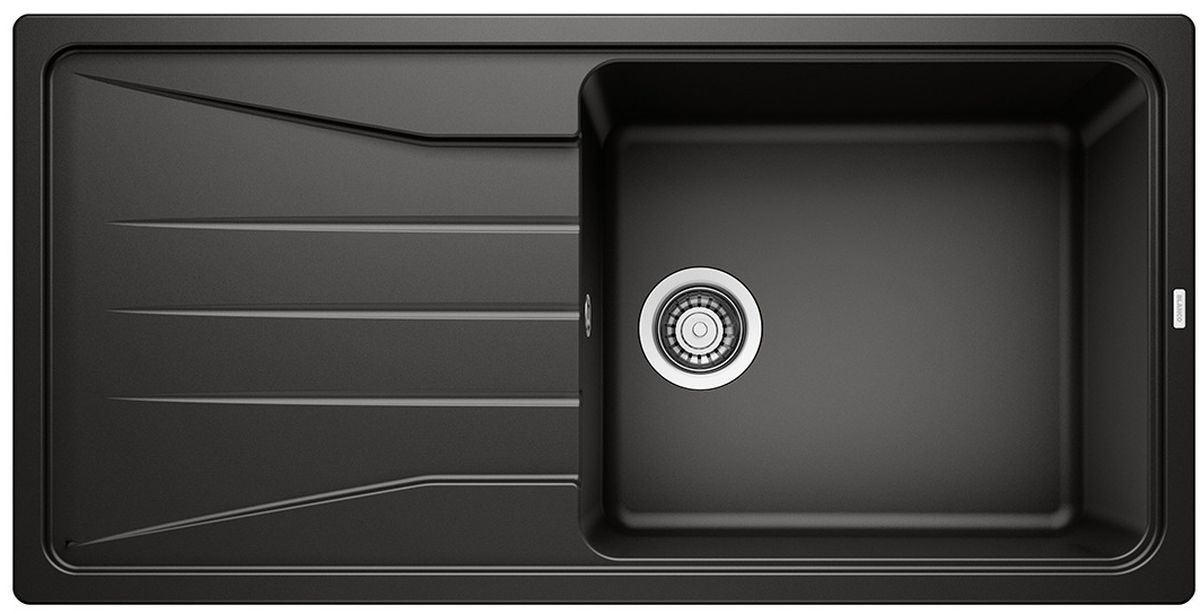 Blanco Sona XL 6 S lavello in granito 100x50 cm nero 525977