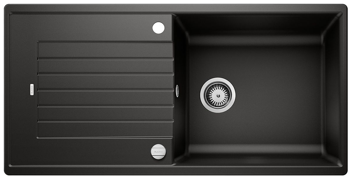 Blanco Zia XL 6 S lavello in granito 100x50 cm nero 526023