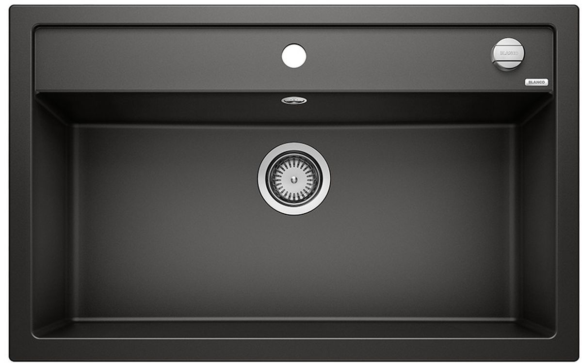 Blanco Dalago 8 lavello in granito 81.5x51 cm nero 525877