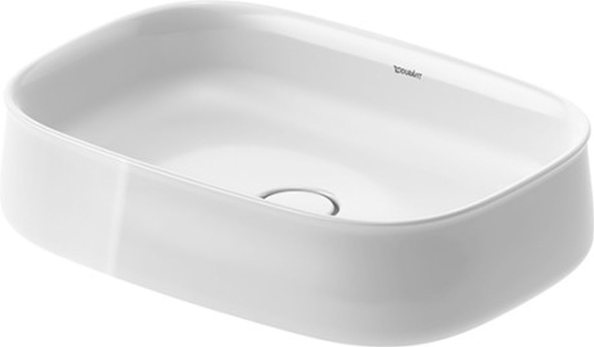 Duravit Zencha lavabo 55x39 cm ovale da appoggio bianco 2373550079