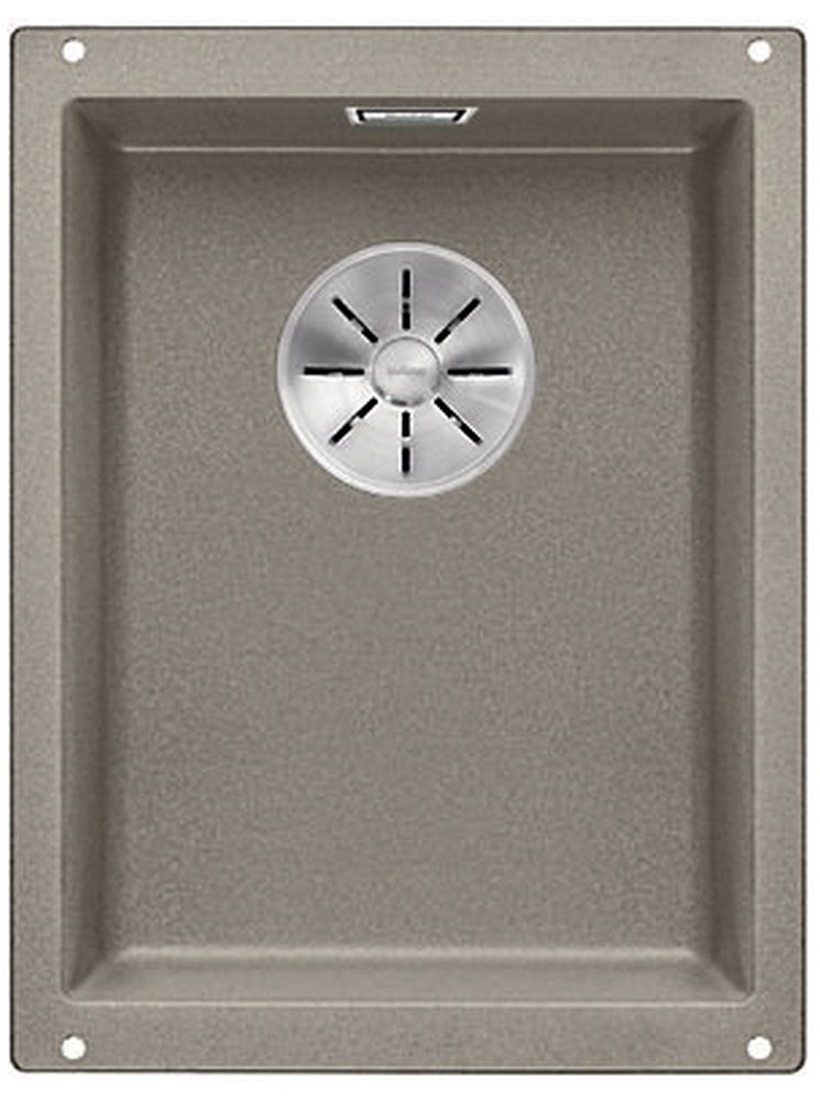 Blanco Subline 320-U lavello in granito 40x32 cm grigio/grafite/inox 523414