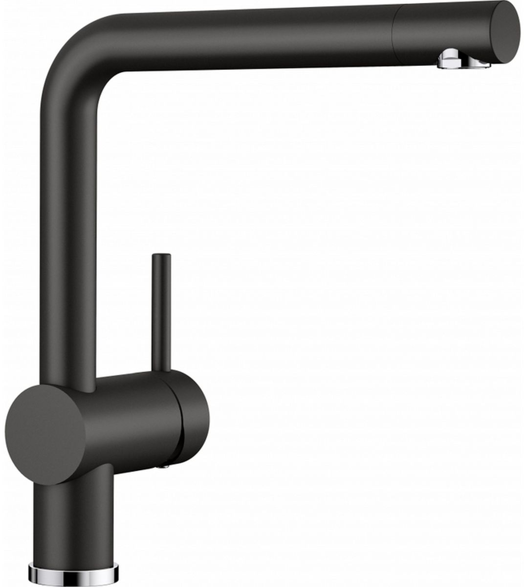 Blanco Linus rubinetto da cucina verticale nero 526149