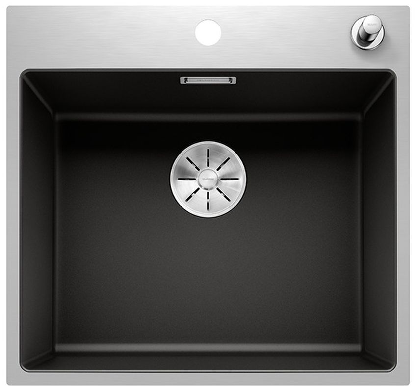 Blanco Subline 500-IF/A lavello in granito 54.3x51 cm nero 525999