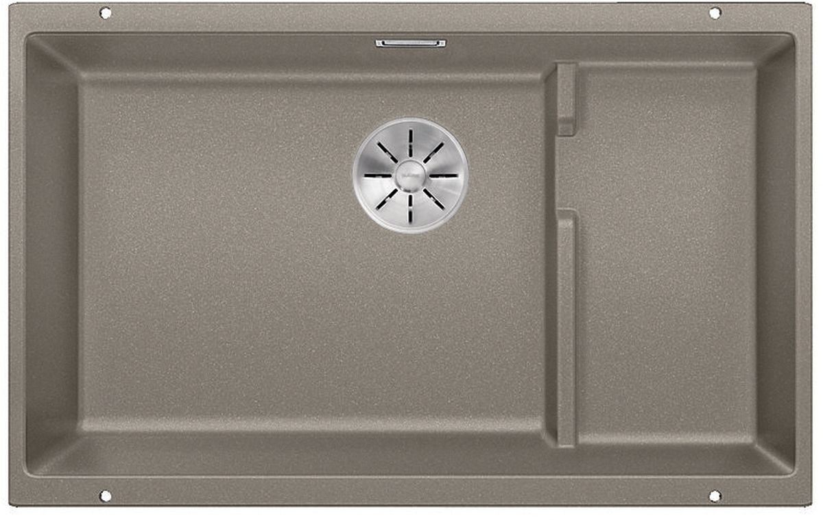Blanco Subline 700-U Level lavello in granito 70x40 cm grigio/grafite/inox 523459