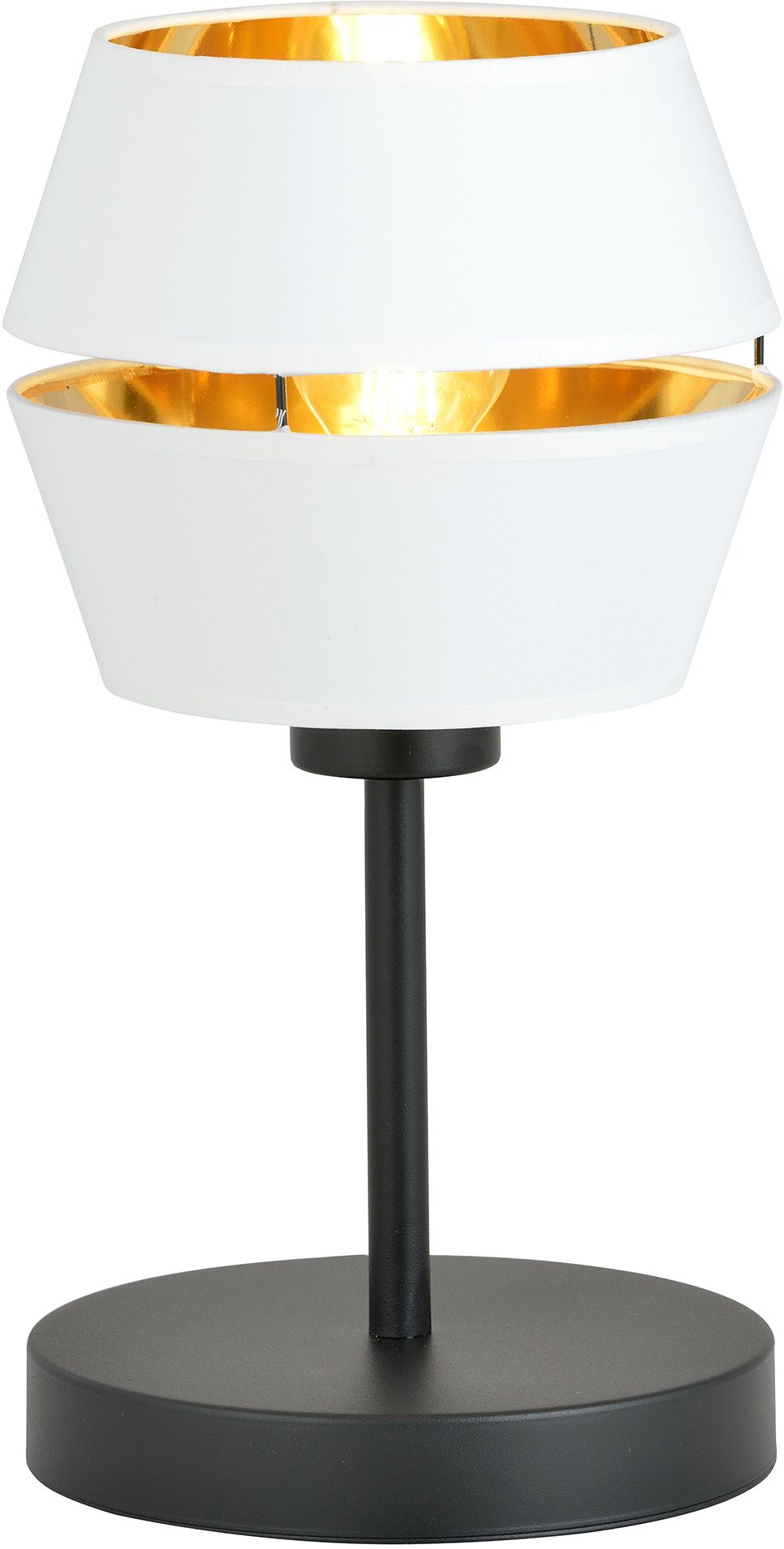 Emibig Piano lampada da tavolo 1x15 W bianco-nero-oro 1182/LN