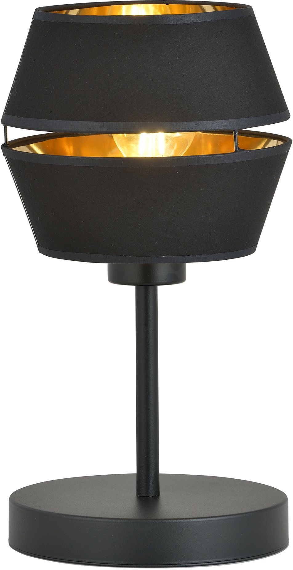 Emibig Piano lampada da tavolo 1x15 W nero-oro 1183/LN