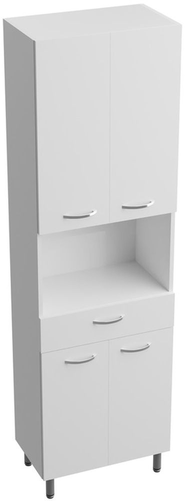 LaVita Basic Barato armadietto 50x30x170 cm laterale a terra bianco 5900378314615