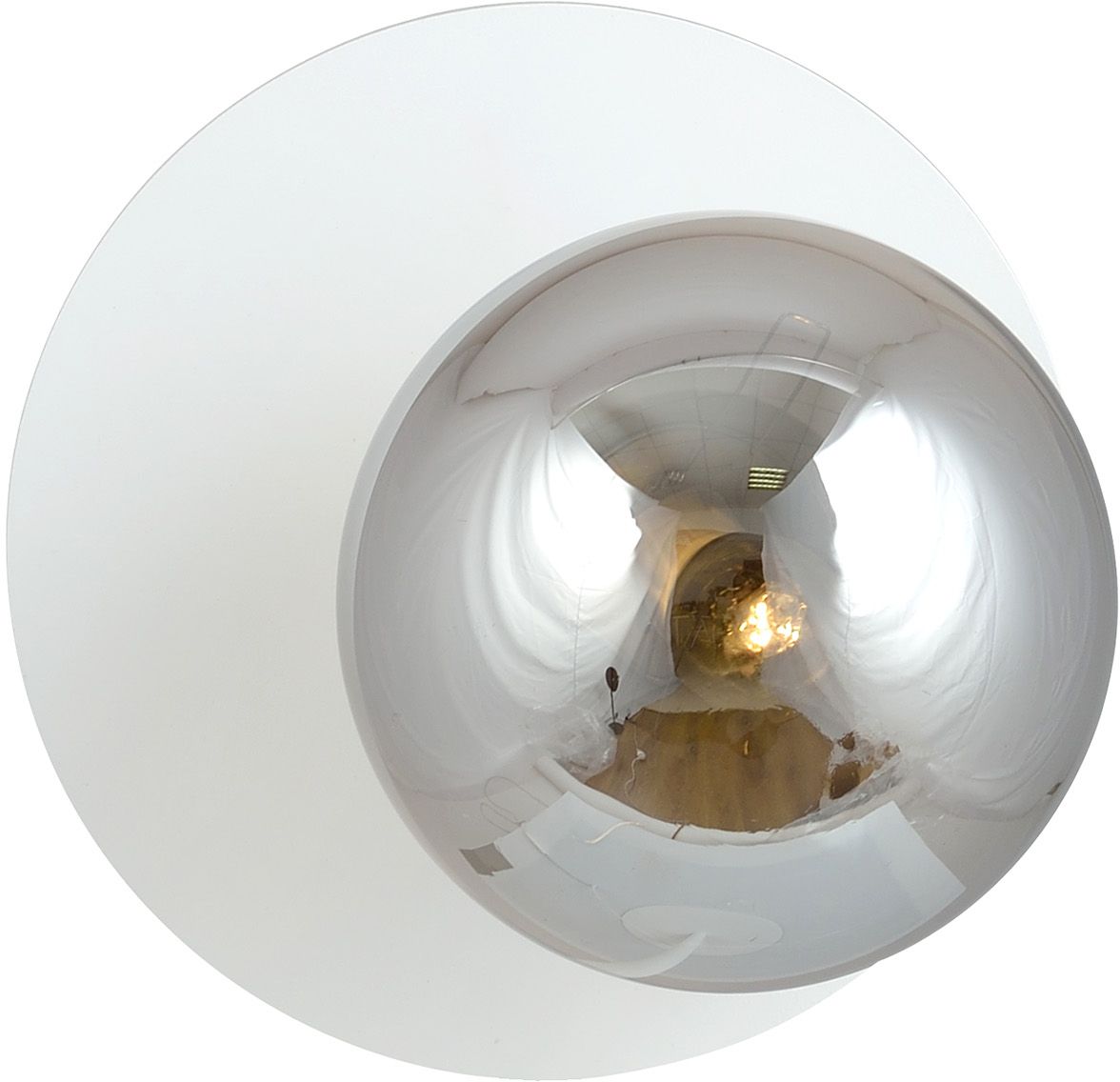 Emibig Oslo K1 lampada da parete 1x10 W bianco-grafite 1188/K1