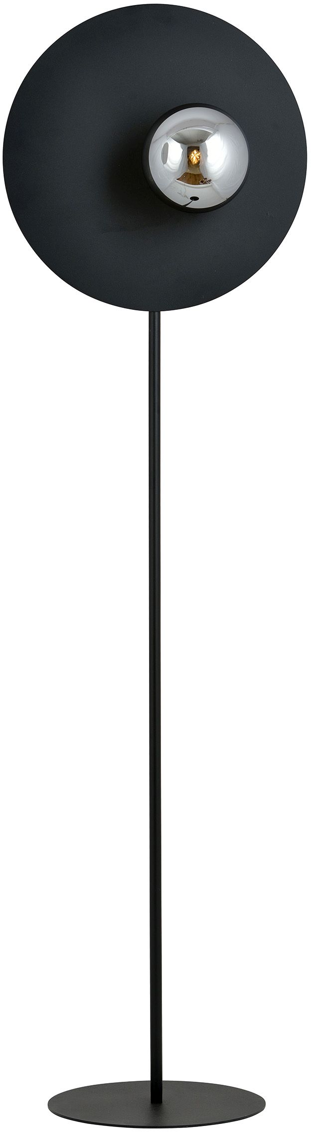 Emibig Oslo lampada da terra 1x10 W nero-grafite 1186/LP