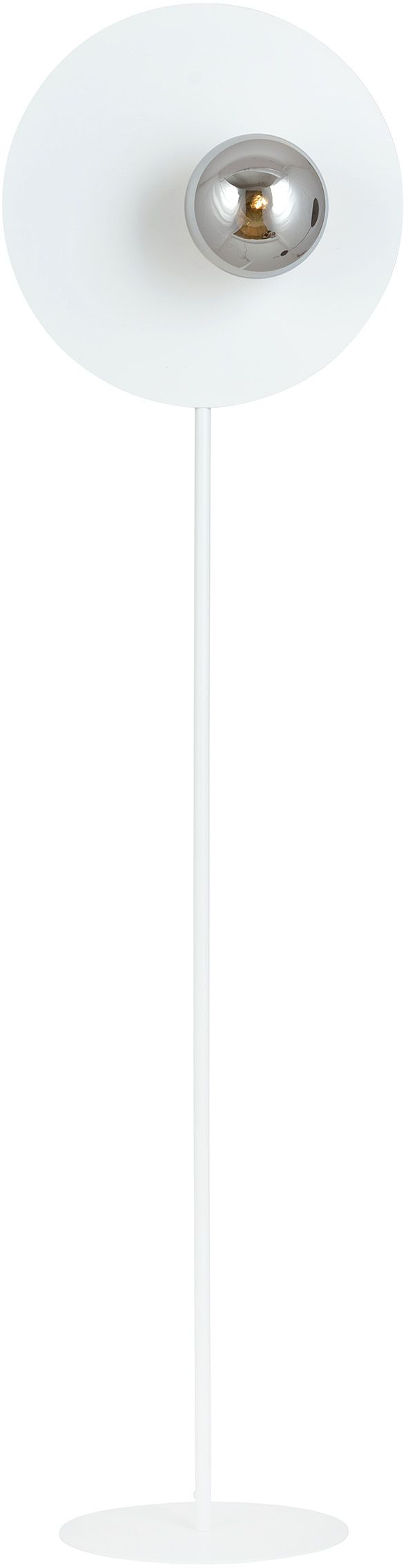 Emibig Oslo lampada da terra 1x10 W bianco-grafite 1188/LP