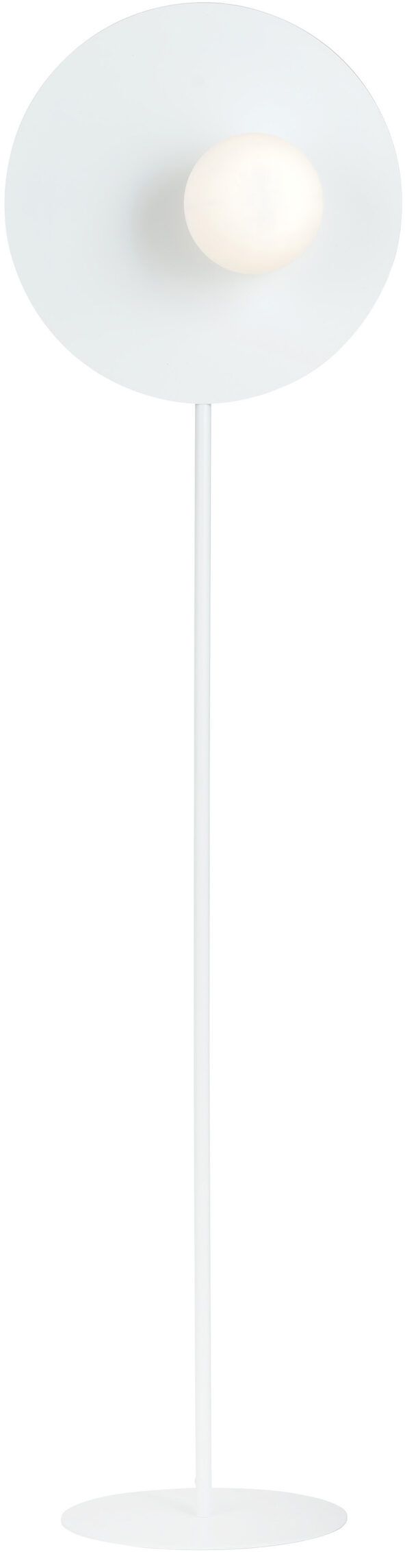 Emibig Oslo lampada da terra 1x10 W bianco 1189/LP