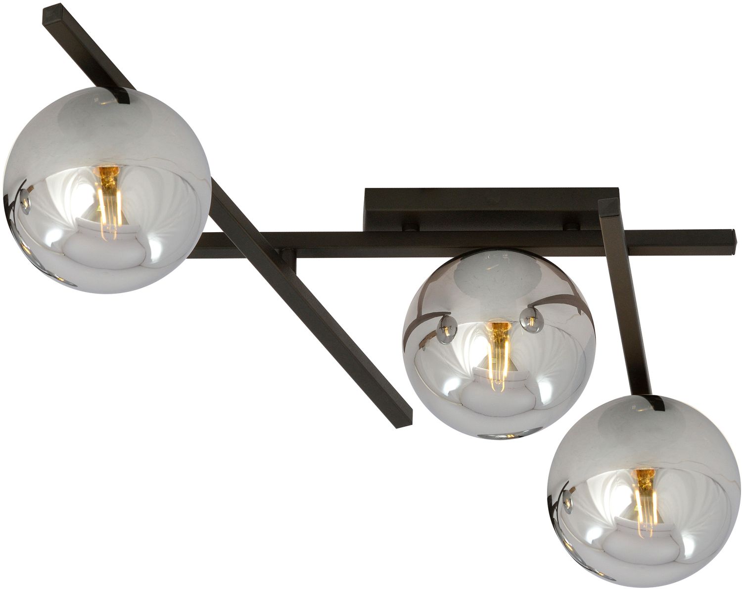 Emibig Smart lampada da soffitto 3x10 W nero-grafite 1104/3