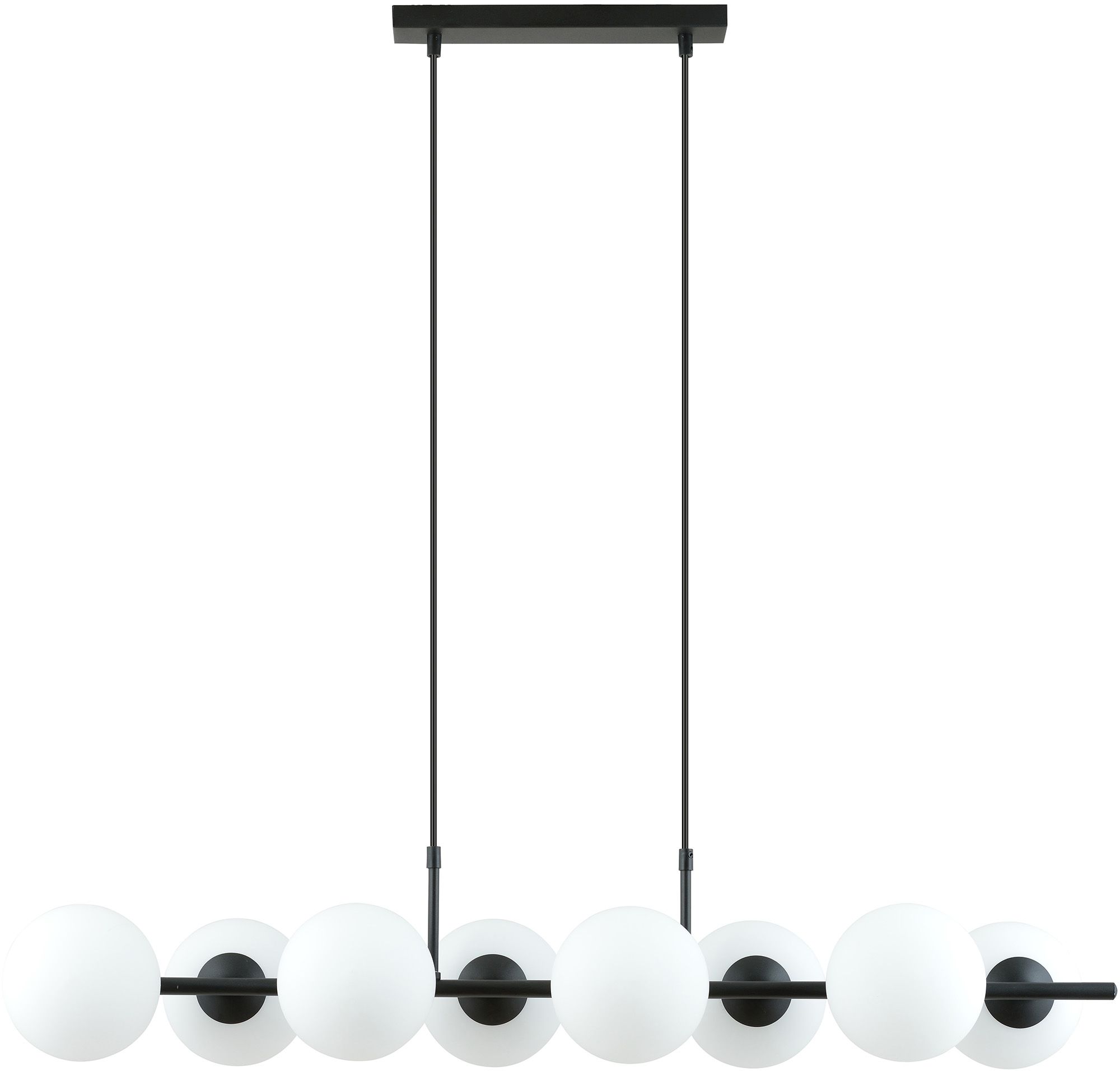 Emibig Rory lampada sospesa x10 W bianco-nero 1205/8