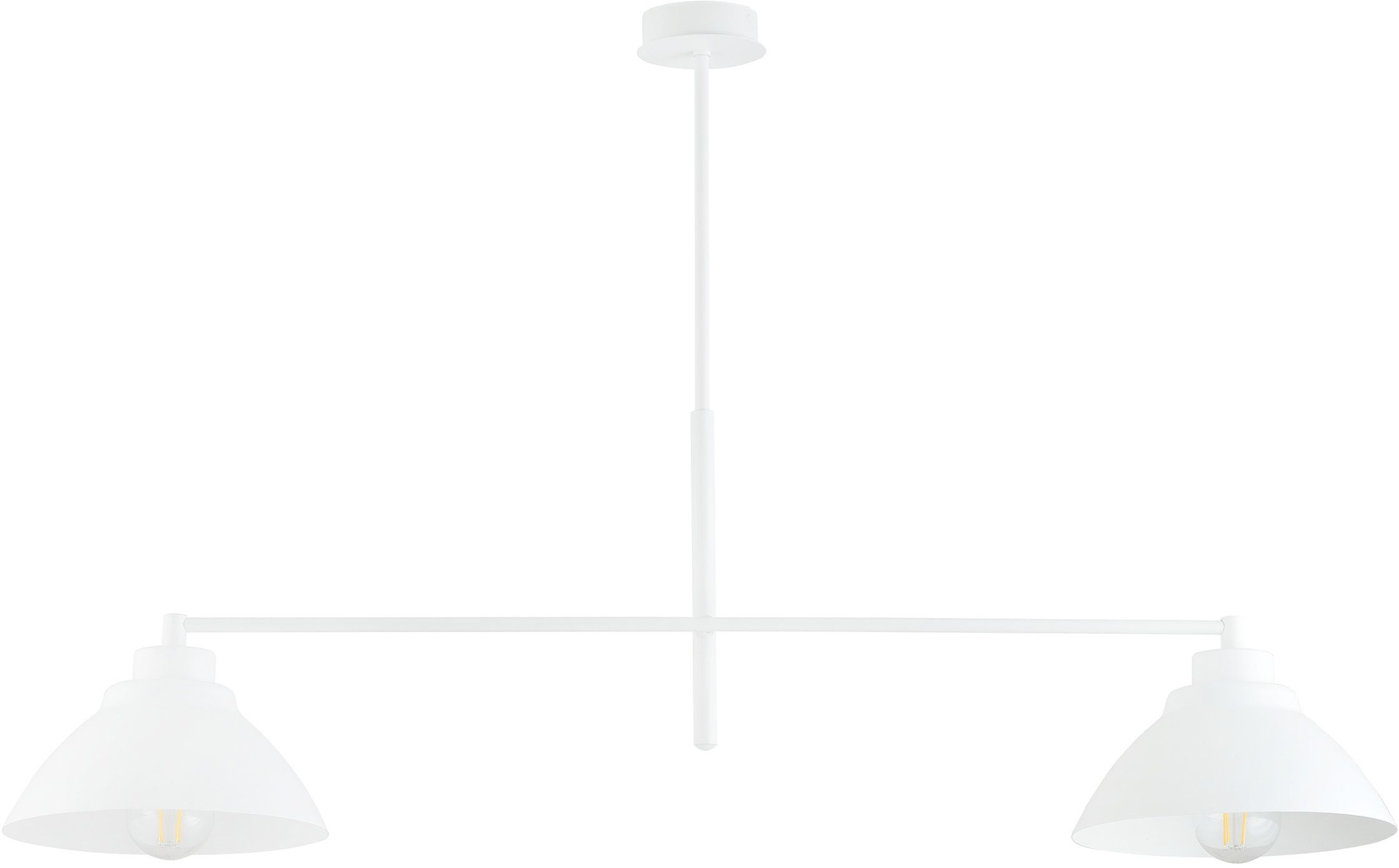 Emibig Maverick lampada da soffitto 2x15 W bianco 1212/2