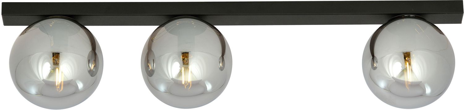Emibig Fit lampada da soffitto 3x10 W nero-grafite 1122/3