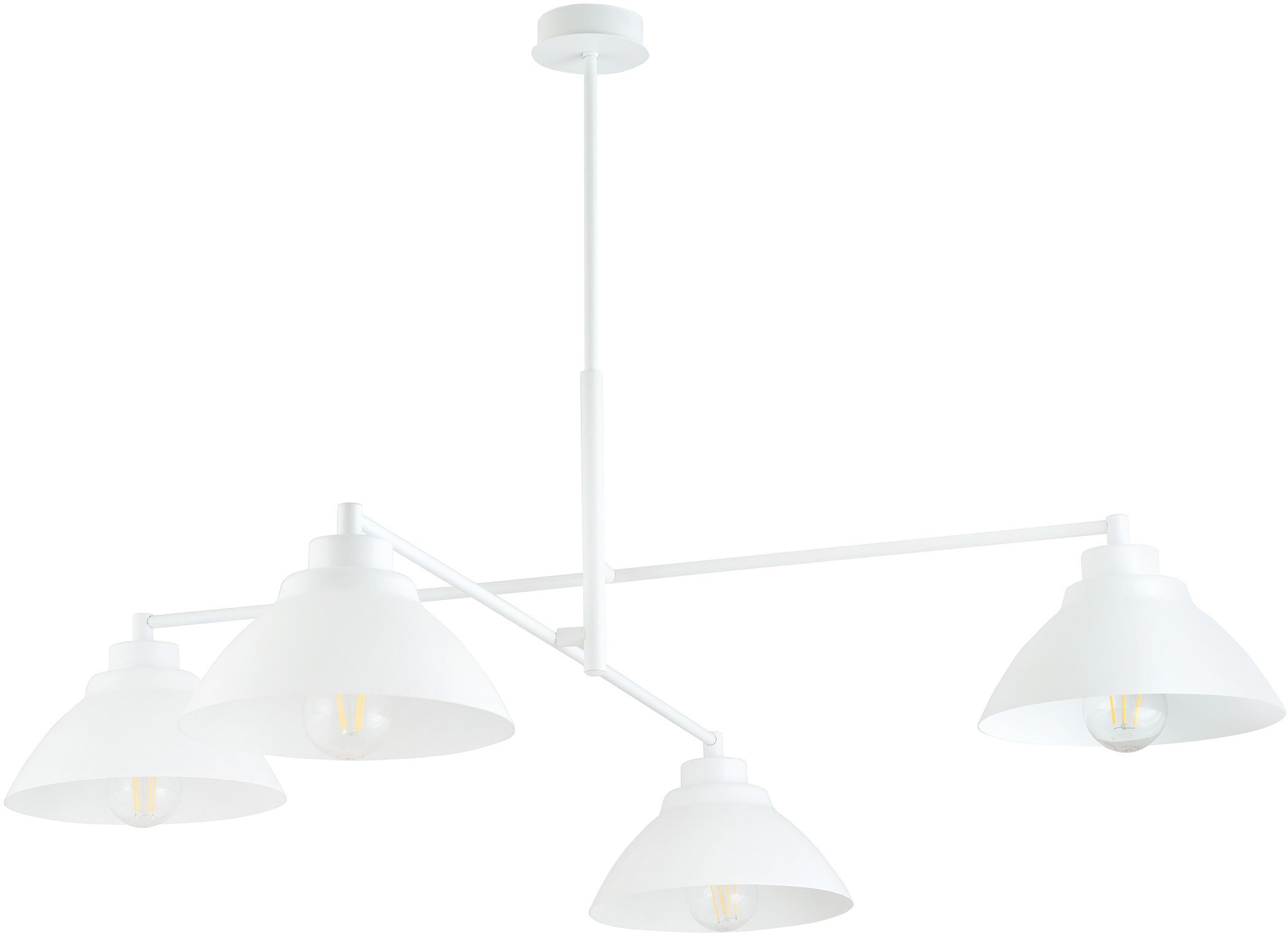 Emibig Maverick lampada da soffitto 4x15 W bianco 1212/4